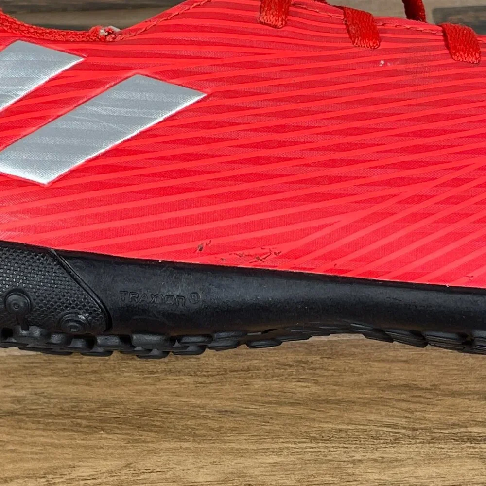 adidas Nemeziz 19.4 TF J Soccer Shoes Youth Boys Size 5.5 Red Futbol Sneakers